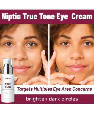 Niptic Dark Circle Niptic True Tone Eye Cream Under Eyes Serum for Dark Circles Eye Repair Cream Reducing Darks Circle and Puffiness Repair the Eyes Skin Reduce Wrinkles (1 PCS) - Buy Online on GoSupps.com