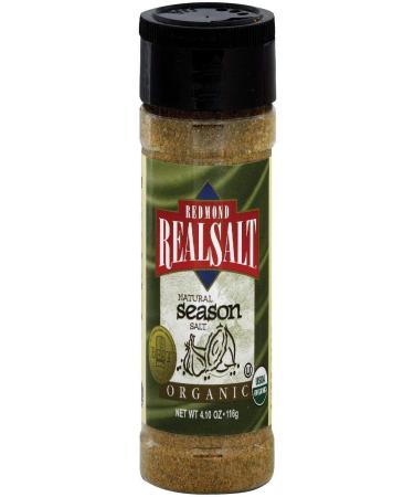 Redmond Real Sea Salt - Natural Unrefined Organic Gluten Free Seasoning 4.1 Ounce Shaker  - Buy Online on GoSupps.com