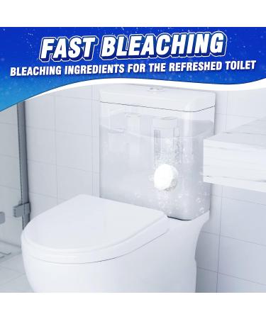 Vacplus Toilet Bowl Cleaner Tablets - 6 Pack with Bleach for Deodorizing & Descaling - Sustained-Release Automatic Toilet Tank Cleaners - Household Stain Fighter - 6 Count - Buy Online on GoSupps.com