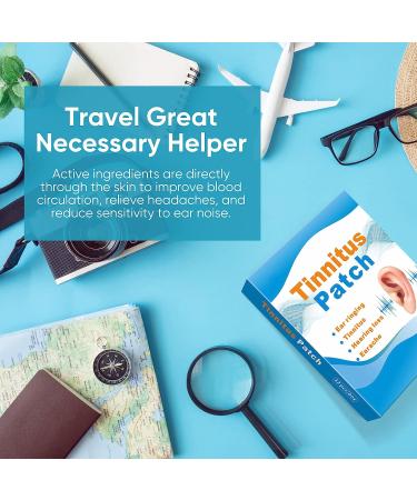 Tinnitus Relief Patches - Herbal Treatment for Ringing Ears, Hearing Loss, and Ear Pain - 12 PCS - Buy Online on GoSupps.com