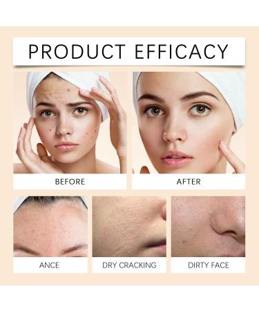 Gentle Facial Cleanser - Brightens Skin Tone Deep Cleans Dirt & Oil Hydrating Moisturizing Face Wash For Daily Use(2PCS) - Buy Online on GoSupps.com