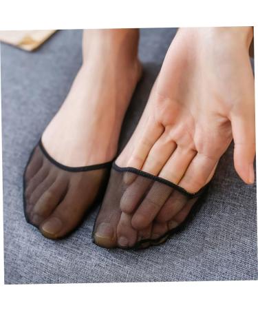 Beaupretty 20 Pairs Half Socks Half Foot Socks Washable Toe Socks Reusable Toe Socks Half Toe Socks Compact Metatarsal Pads Foot Pad Outdoor Toe Socks Women's Comfortable Cotton Ballet Socks - Buy Online on GoSupps.com