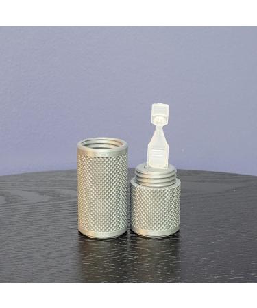 Znet3D Eye Drop Vial Holder & Pocket Case - Carry One Single-Use Vial - Perfect for Pocket Purse or School Bag (Silver - Buy Online on GoSupps.com