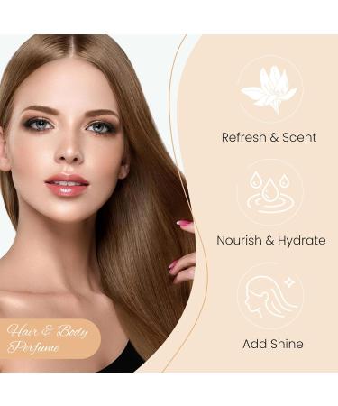 Hair Perfume for Women Vanilla Pheromone Hair & Body Shine Spray Nourishing and Hydrating Mist Fragrance Eau de Parfum Long Lasting & Add Shine Portable Light Perfume 30 ml - Buy Online on GoSupps.com