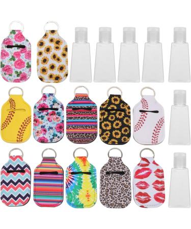 Lurrose 48 STK Bottle Set - Portable Travel Shampoo Containers & Key Trailer Holders | Multi-Color NEOPRES 10.5x6cm | Ideal for Detergent & Travel - Buy Online on GoSupps.com