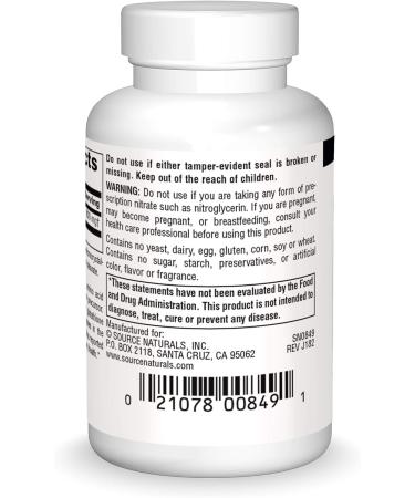 Source Naturals N-Acetyl Cysteine 1000mg- Antioxidant & Respiratory Support - 30 Tablets - Buy Online on GoSupps.com
