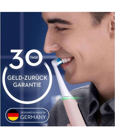 Oral-B io Series 6 Sensitive Edition Electric Toothbrush - 2 Brush Heads 5 Cleaning Modes Stylish Brown & Pink Sand Design - International Shipping Available - Buy Online on GoSupps.com