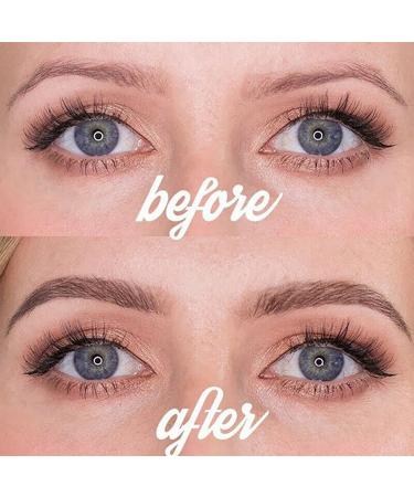 Microblading 2 Pack - Waterproof Fork Tip Eyebrow Pen for Long Lasting Results - Professional Fine Sketch Liquid Eye Brow Pencil in Black*2 - Buy Online on GoSupps.com