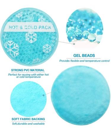 Reusable Small Gel Bead Ice Pack for Hot and Cold Therapy - Pain Relief for Breastfeeding, Kids, Headaches, and Sinus Relief - Buy Online on GoSupps.com