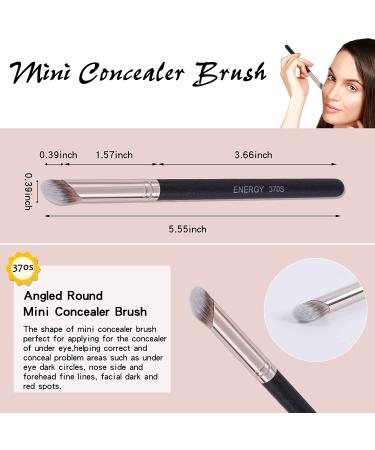 Buy Energy 3-in-1 Makeup Brush Set with Travel Bag | Foundation & Concealer Brushes | Perfect Gift for Women - $44.76 - Buy Online on GoSupps.com