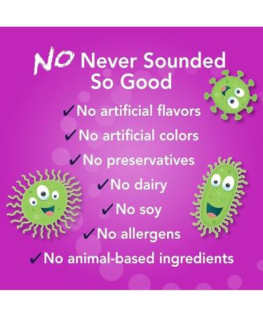 Kids Probiotic Supplement Daily Support for Kid's Gut Immune Brain & Whole Body Health 15 Strains 5 Billion CFU  Organic Prebiotic Apple Fiber 30 Chewable Mixed Berry Flavor (2 Pack) - Buy Online on GoSupps.com