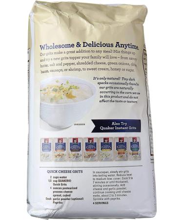 Quaker Quick Grits 5 lb (Pack of 4) - Buy Online on GoSupps.com