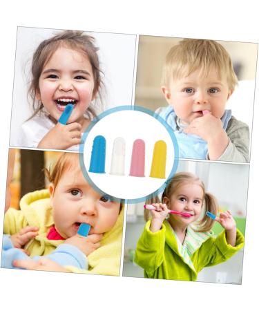 Beavorty 12-Piece Silicone Toothbrush Set for Kids | Infant Oral Care & Cleaning Tools | Gentle Finger Toothbrush & Massage Devices - Buy Online on GoSupps.com