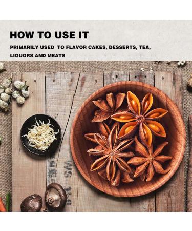 16oz Whole Star Anise Pods - 100% Natural Chinese Spice for Baking, Cooking, and Tea - Buy Online on GoSupps.com