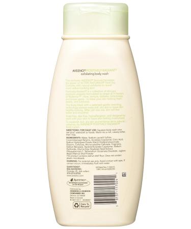 Aveeno Positively Radiant Exfoliating Body Wash 18oz | Gentle Exfoliation for Radiant Skin - Buy Online on GoSupps.com