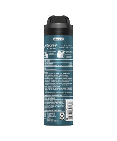 Degree Men Antiperspirant Dry Spray Overtime - MotionSense Technology - 3.8 oz | International Shipping Available - Buy Online on GoSupps.com
