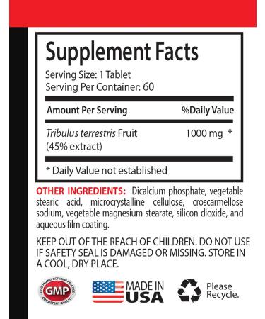 Tribulus Terrestris Natural - TRIBULUS TERRESTRIS Extract - Tribulus Terrestris Wellness Routine Tribulus Terrestris Active Lifestyle Tribulus Terrestris Workout Supplement 2 Bottles 120 Capsules - Buy Online on GoSupps.com