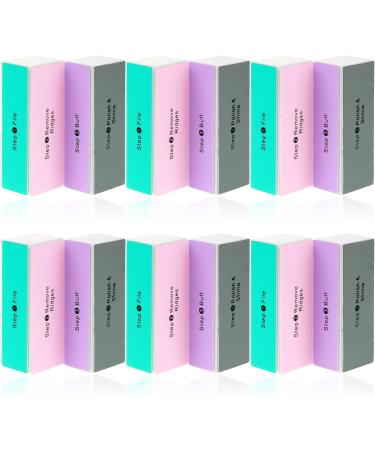 Nail Files and Nail Buffer Block Polisher Buffing File Rectangular Art Care Buffer Block Tools Professional Manicure Tools Kit Nail Art Pedicure Manicure Tool Nail Care File Buffer Tool 12Pcs - Buy Online on GoSupps.com