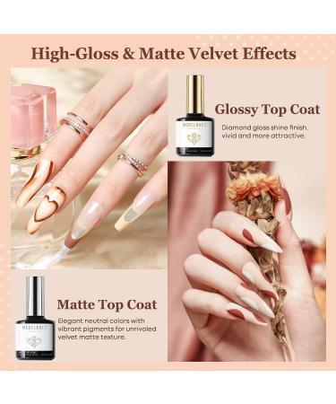 Modelones Gel Nail Kit- Nude Brown Gel Nail Polish Set with Lamp Starter Kit 26 PCS Gel Nail Polish Kit with 48W Nail Lamp Manicure Set No Wipe Base & Top Coat For Beginner DIY Nail Salon Home - Buy Online on GoSupps.com