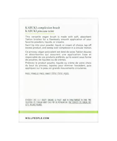 Well People Kabuki Complexion Brush | Compact Makeup Brush for Seamless Coverage - Perfect for Foundation Bronzer & Powder - Cruelty-Free - Buy Online on GoSupps.com