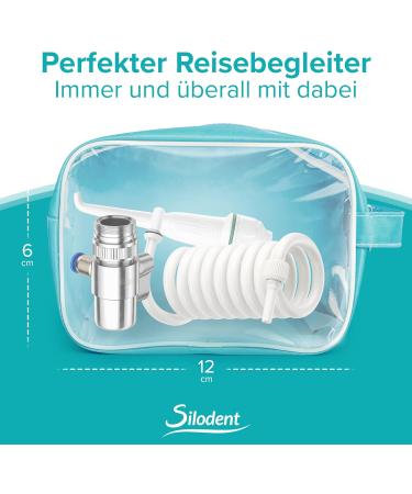 Silodent Oral Shower - Sustainable Tap-Activated Tooth Cleaner for Braces & Travel | Eco-Friendly Wireless Solution for a Healthier Smile - Buy Online on GoSupps.com