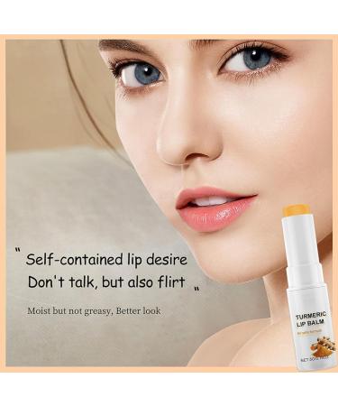 Lip Lightening For Dark Lips Whitening Turmeric Lip Balm Lips Pink Bleaching Cream Balm Moisturizing Daily Lip Care Balm with Turmeric Extract Repair Cracked Chapped Dry Lips (5g) - Buy Online on GoSupps.com