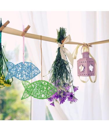 Alipis 4-Piece Colorful Rattan Fish Balls - 18cm Decorative Woven Balls for Birds & DIY Projects | International Shipping - Buy Online on GoSupps.com