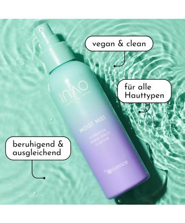  essence Essence INAO Beauty MoistMist Moisturiser 150ml Vegan Oil Free Paraben Free Microplastic Particles Soothing - Buy Online on GoSupps.com