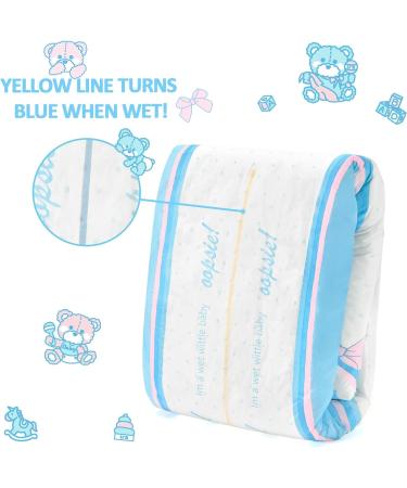 LittleForBig Adult Printed Diapers - 10 Pack Potty Pants (Medium 71-96 CM) Blue - International Shipping Available - Buy Online on GoSupps.com