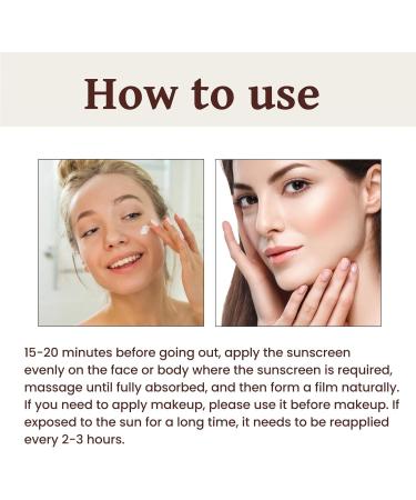 KOAHDE Moisturizing Sunscreen Probiotic Sunscreen UV Protection Sunburn Cream Sun Cream UV Protection Strong UV Protection Sunscreen Face Body Sunscreen Outdoor Skincare Sunscreen Sunscreen Isolation - Buy Online on GoSupps.com