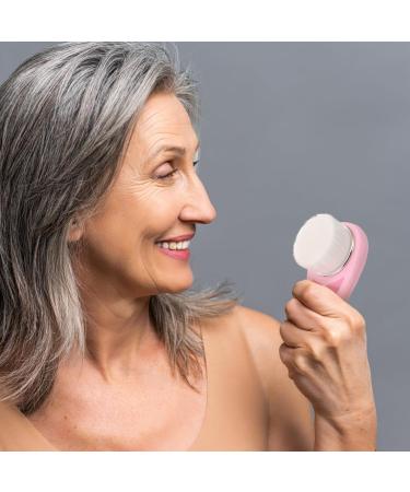 Beavorty double sided face brush face scrubber face cleansing brush facial brush facial wash brush face brush exfoliator facial cleansing brush soft artificial fiber cleaning brush - Buy Online on GoSupps.com