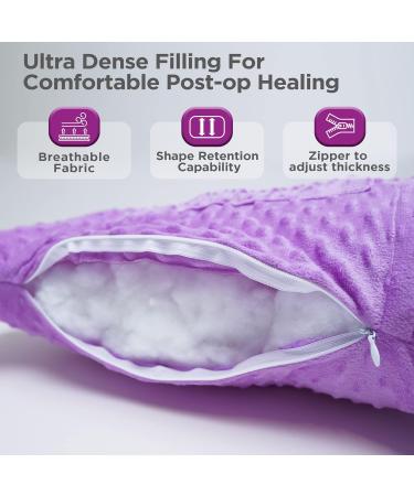 Zomaple Hysterectomy Pillow - Comfortable Recovery Pillow with Gel Pack and Pockets - Buy Online on GoSupps.com