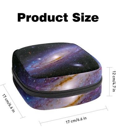 Galaxy Starry Sky Sanitary Napkin Storage Bag - Period Kit Pouch for Menstrual Cups, Nursing Pads, and Tampons (Color 12) - Buy Online on GoSupps.com