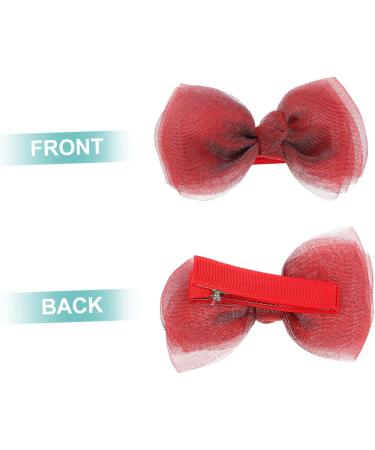 minkissy 5 Pairs Bow Hairpin Christmas Hair Clips Girls Bow Party Hairpins Bow Headdress Clips Headpiece for Women Tiara for Girls Bow Hair Barrette Bow Tie Cloth Child South Korea - Buy Online on GoSupps.com