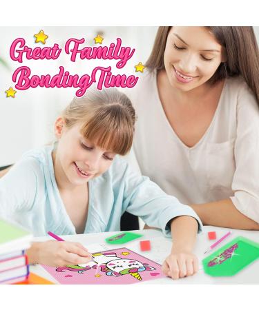 Innofans Unicorn Diamond Painting Kit for Kids 5D Diamond Dotz Crafts Set with Frame, Perfect for Girls Age 4-12 - Gem Art Painting Supplies - Buy Online on GoSupps.com