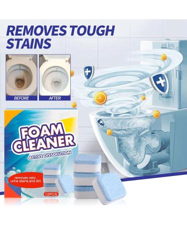 Toilet Bowl Cleaning Tablets Toilet Cleaning Effervescent Tablets Toilet Bowl Cleaning Tablets Tablets for Toilet Cleaning Tablets for Toilet Cleaning to Urinary Dirt and Odor Toilet Cleaner 12pcs - Buy Online on GoSupps.com