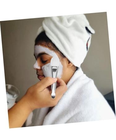 Beavorty Double-headed Facial Treatment Brush Women Makeup Brush Skin Care Tool Beauty Tools Mask Applicator Tool Mask Brush for Women Mask Spoon Facial Mask Applicator Salon Facial 13.70X2.50X1.50CM Silver - Buy Online on GoSupps.com