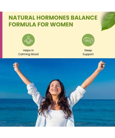 Hormones Balance & Menopause Supplements for Women | Hot Flashes & Mood Swings Relief | Halal Black Cohosh & Red Clover | 30 Servings - Buy Online on GoSupps.com