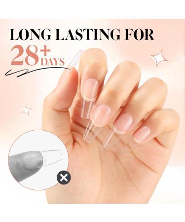 UNA GELLA Soft Gel Nail Tips Glue - Strong 40ml Curing Gel for Acrylic & Press-On Nails | Soak Off & Easy Application - Buy Online on GoSupps.com
