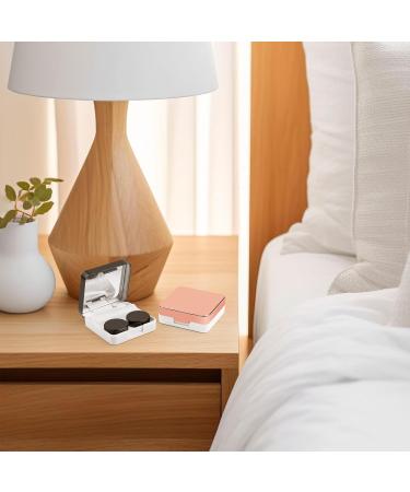 Beautyflier 2 Pack Contact Lens Case - Portable Travel Kit with Applicator Remover Tool & Mirror - Ideal for Colored Lenses (Black+Rose Gold - Buy Online on GoSupps.com