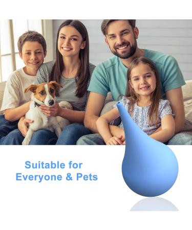 Reusable Rubber Suction Ear Syringe - 60ml Blue Smooth | Ear Cleaner for Adults and Children | Ear Wax Removal Tool - Buy Online on GoSupps.com