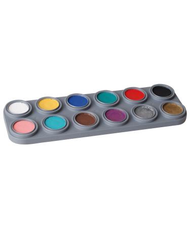 Water Makeup palette with 12 colors