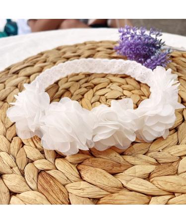 Roysmart Baby Girls Headbands - 2 Pack Flower Hair Bands | Perfect Baby Accessories for Gifts & Parties - Buy Online on GoSupps.com