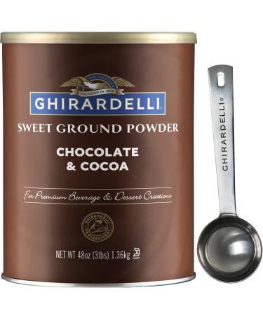 Ghirardelli - Sweet Ground Chocolate & Cocoa Gourmet Powder - 3 Ibs - Buy Online on GoSupps.com