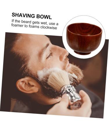 Ipetboom Wooden Shaving Bowl - Premium Razor Cleaning Cup for Men | Shaving Soap & Cream Container - Buy Online on GoSupps.com
