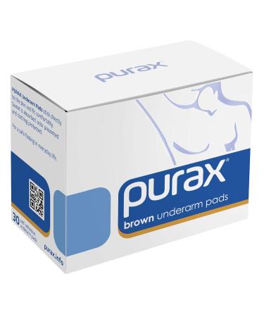 PURAX Underarm Pads Brown - Sweat Absorbing Protection | 1 Count - Buy Online on GoSupps.com