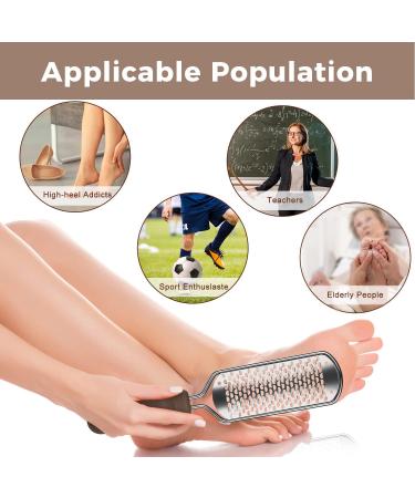 Easkep Corneal Remover - Stainless Steel Hornhaut Trash Foot Scraper for Dead Skin Removal - Durable Corneal File for Smooth Feet - Buy Online on GoSupps.com
