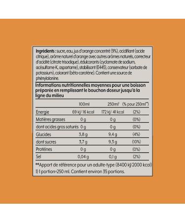  sodastream SODASTREAM Concentrates Pack of 6 Orange Concentrates Up to 54 Litres of Drinks 440 ml - Buy Online on GoSupps.com