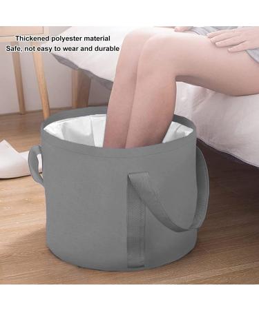 Baignoire De Pied Pliable Baignoire De Pied Pliable Seau De Camping Pliable en Polyester Double Couche avec Sac De Rangement pour L'ext rieur(Gris) - Buy Online on GoSupps.com