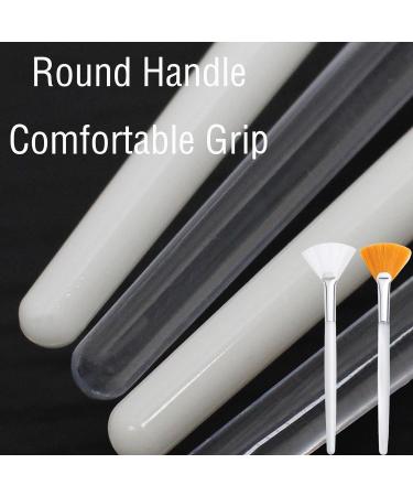 4pcs Face Mask Brush Face Mask Applicator Face Mask Brushes Fan Brushes Soft Facial Brushes Soft Facial Fan Brush Acid Applicator Brush Face Mask Applicator Brush For Peel Sleeping Mask - Buy Online on GoSupps.com